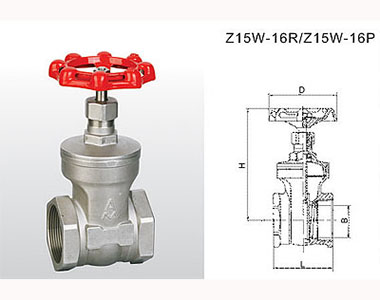 8120_8123 Z15W-16R_Z15W-16P 不銹鋼閘閥