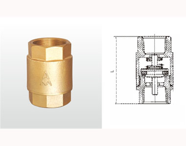 410 H12X-16T 黃銅立式止回閥